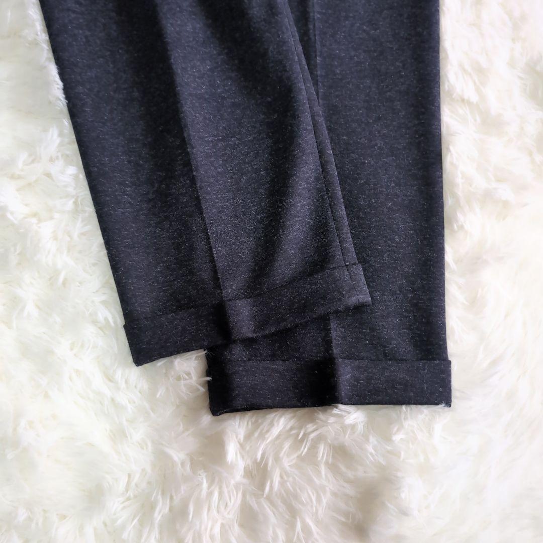 美品 ZARA ストレッチ ウォッシャブル スーツ セットアップ 52 ネイビー