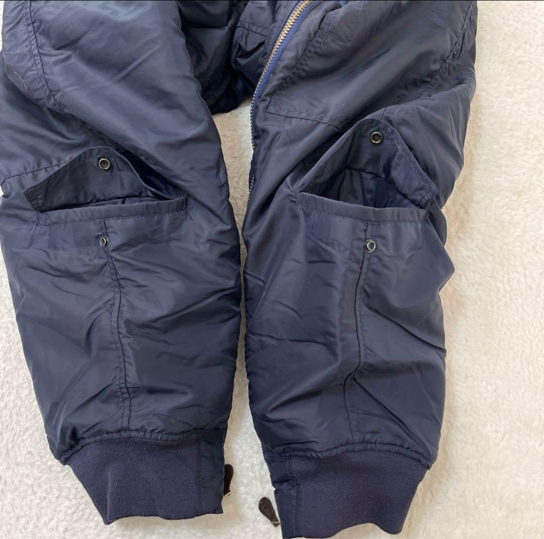 HOUSTON 40 フライトパンツ A-11B フライトスーツ ネイビー 肉厚