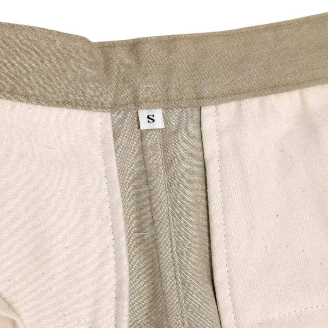 希少■DECO depuis1985■ボタニカルパッチパンツ S 日本製　花柄