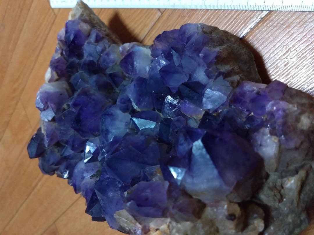 約20cm アメジスト 原石 クラスター