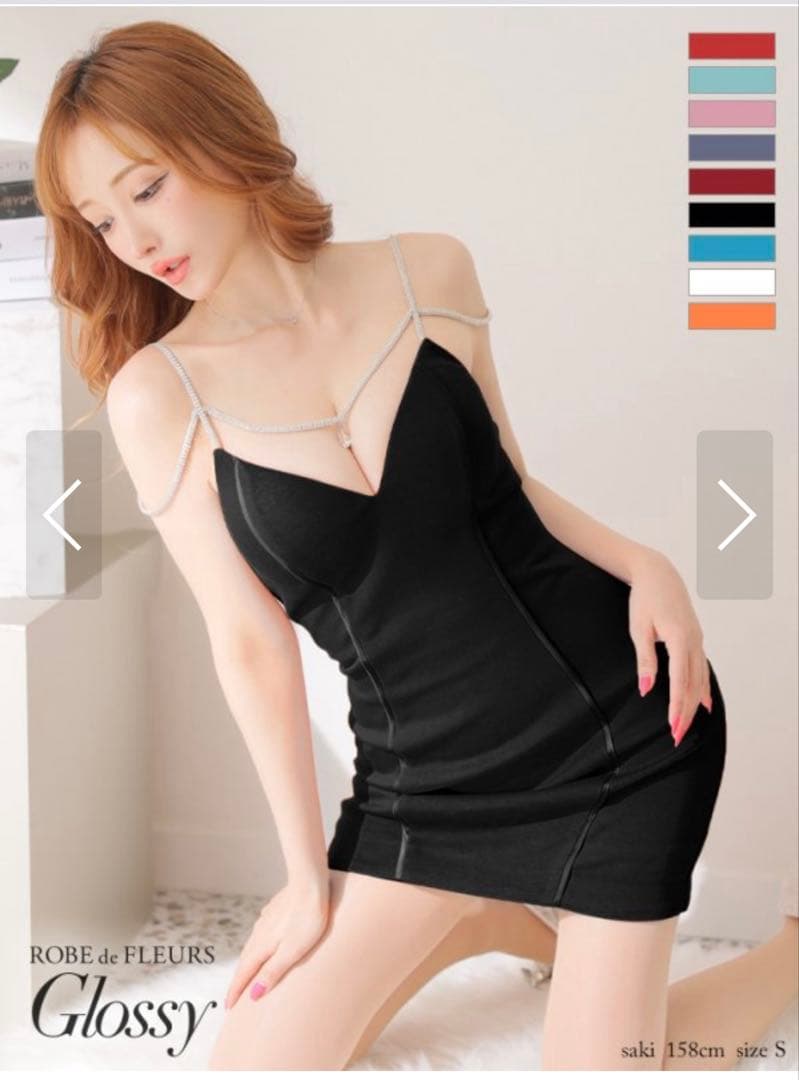 ROBE de FLEURS Glossyドレス