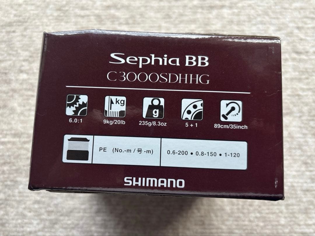 Shimano Sephia BB C3000SDHG スピニングリール
