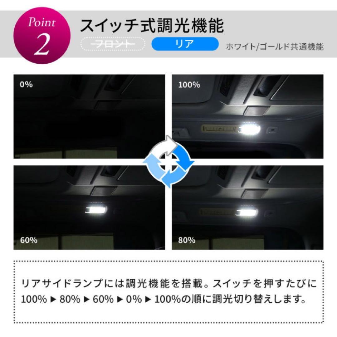 シェアスタイル　アルファード ヴェルファイア 30系 LEDルームランプ　電球色