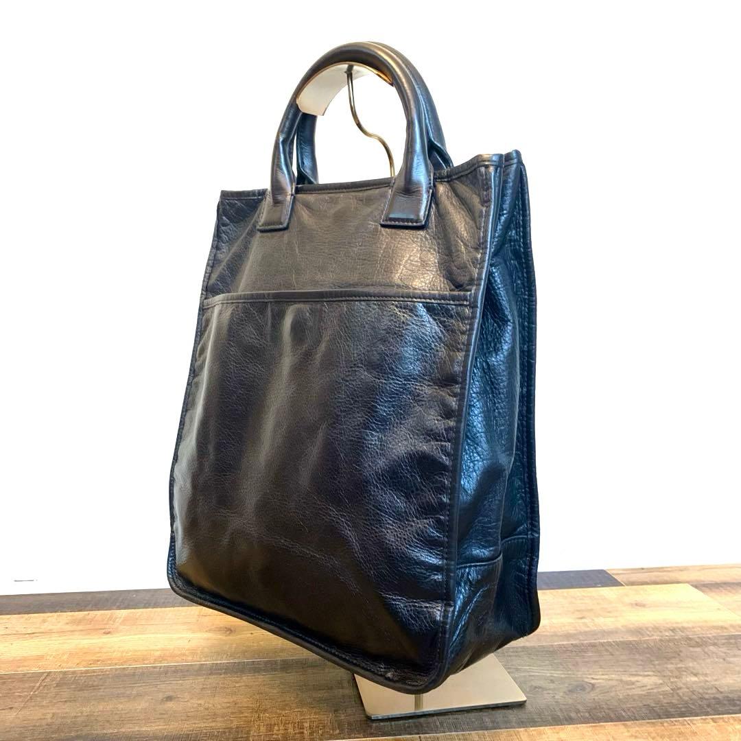 【未使用美品】aniary アニアリ レザー トートバッグ ブラック