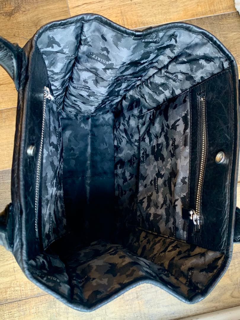 【未使用美品】aniary アニアリ レザー トートバッグ ブラック