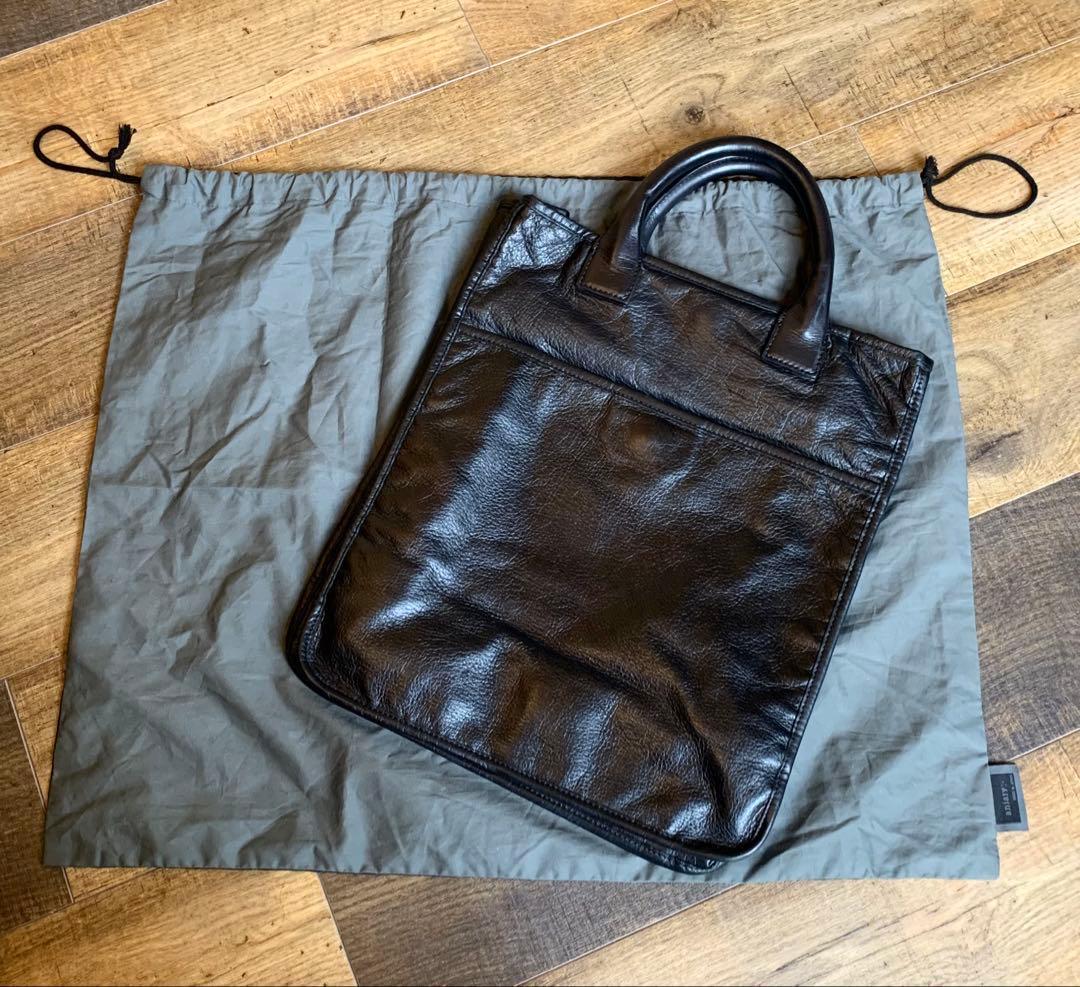 【未使用美品】aniary アニアリ レザー トートバッグ ブラック