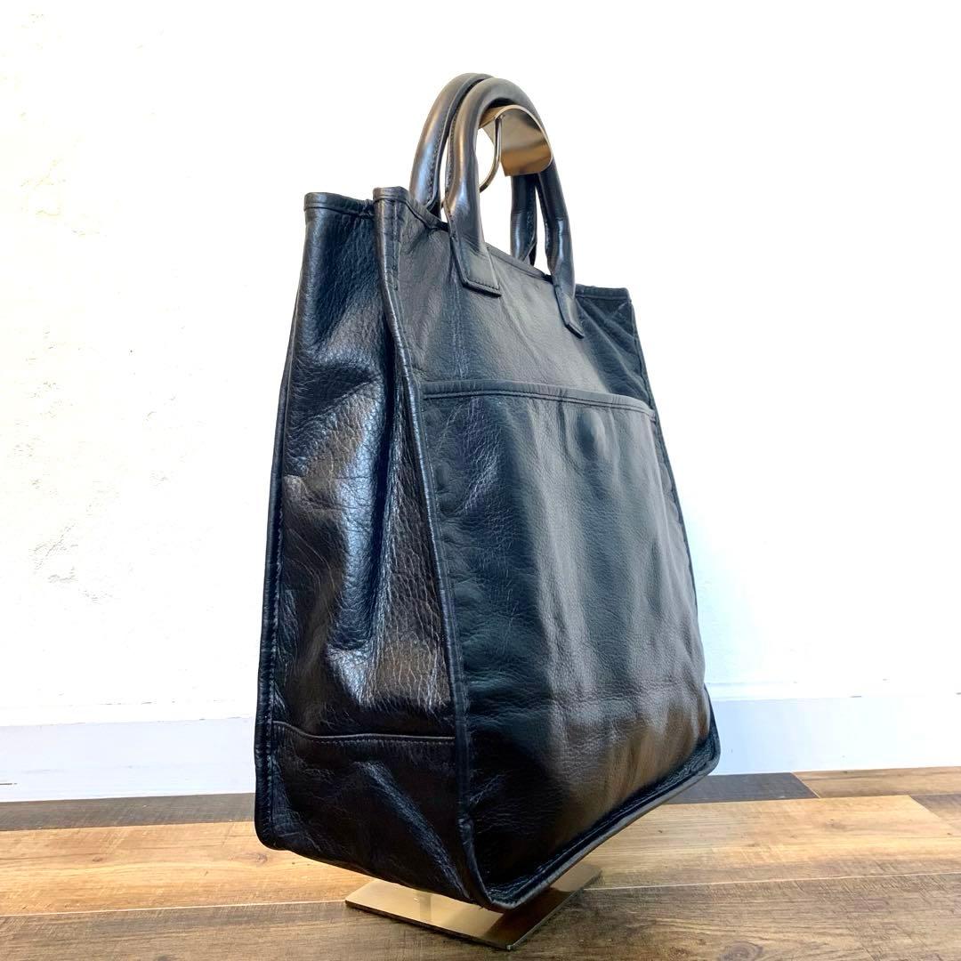 【未使用美品】aniary アニアリ レザー トートバッグ ブラック