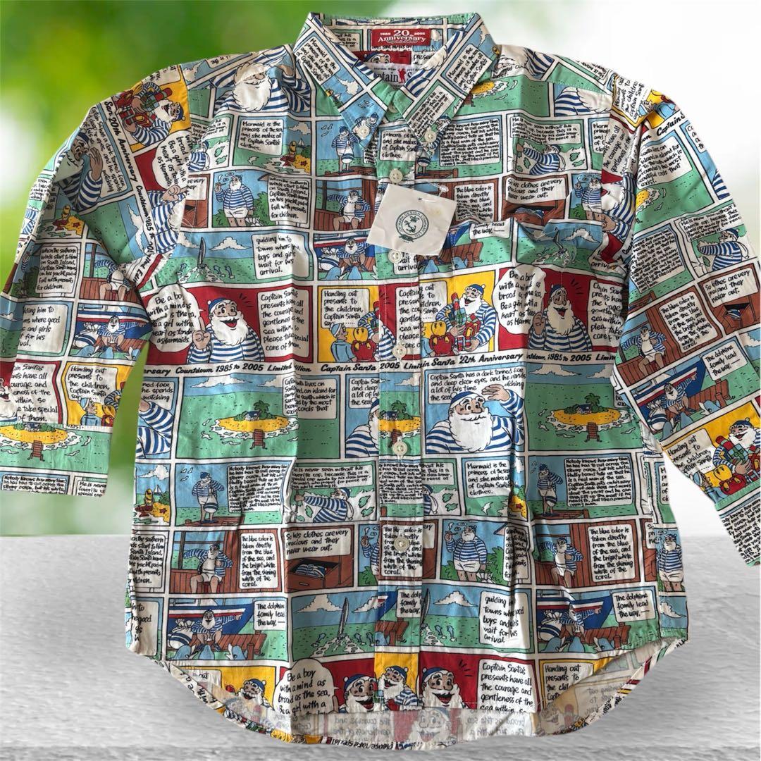 【希少品】1点物！キャプテンサンタ　20周年　キッズ　長袖　シャツ　110