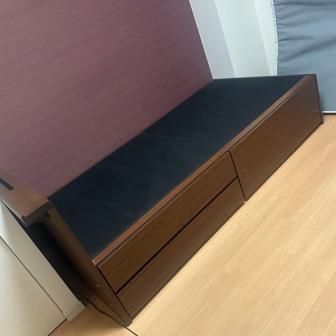 ★スガ★ ベッドフレームシングルチェスト　シグナル3