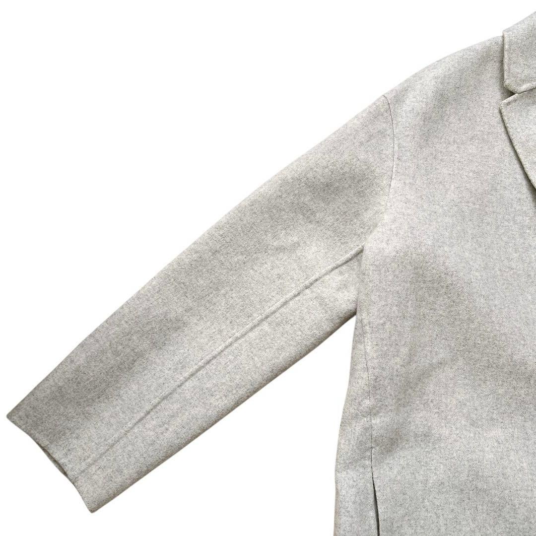 GALERIE VIE　ライトメルトン チェスターコート　ライトグレー　36