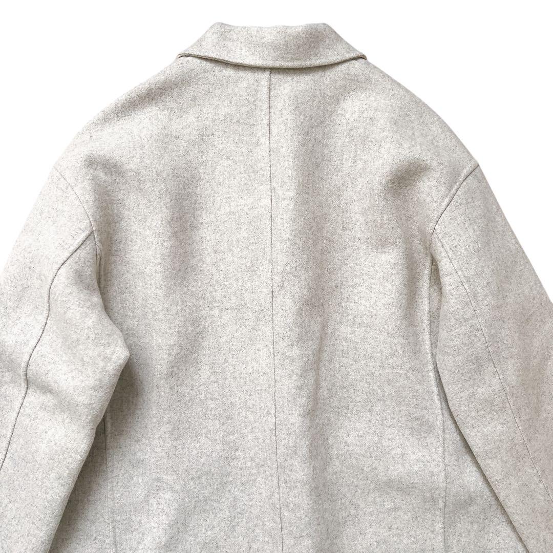GALERIE VIE　ライトメルトン チェスターコート　ライトグレー　36