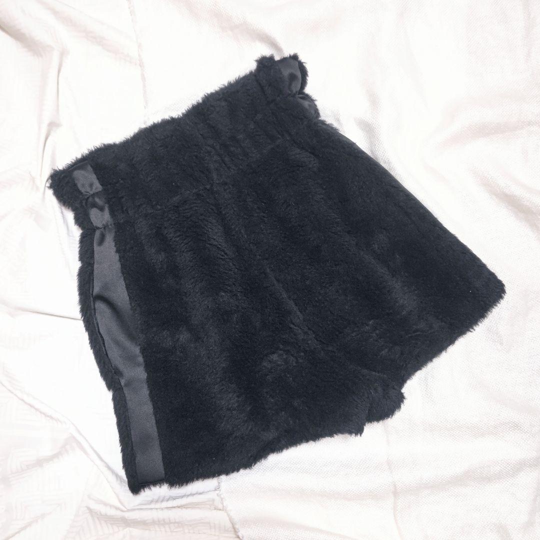 マックスマーラMax Maraアルパカブレンドテディベアショートパンツ黒38