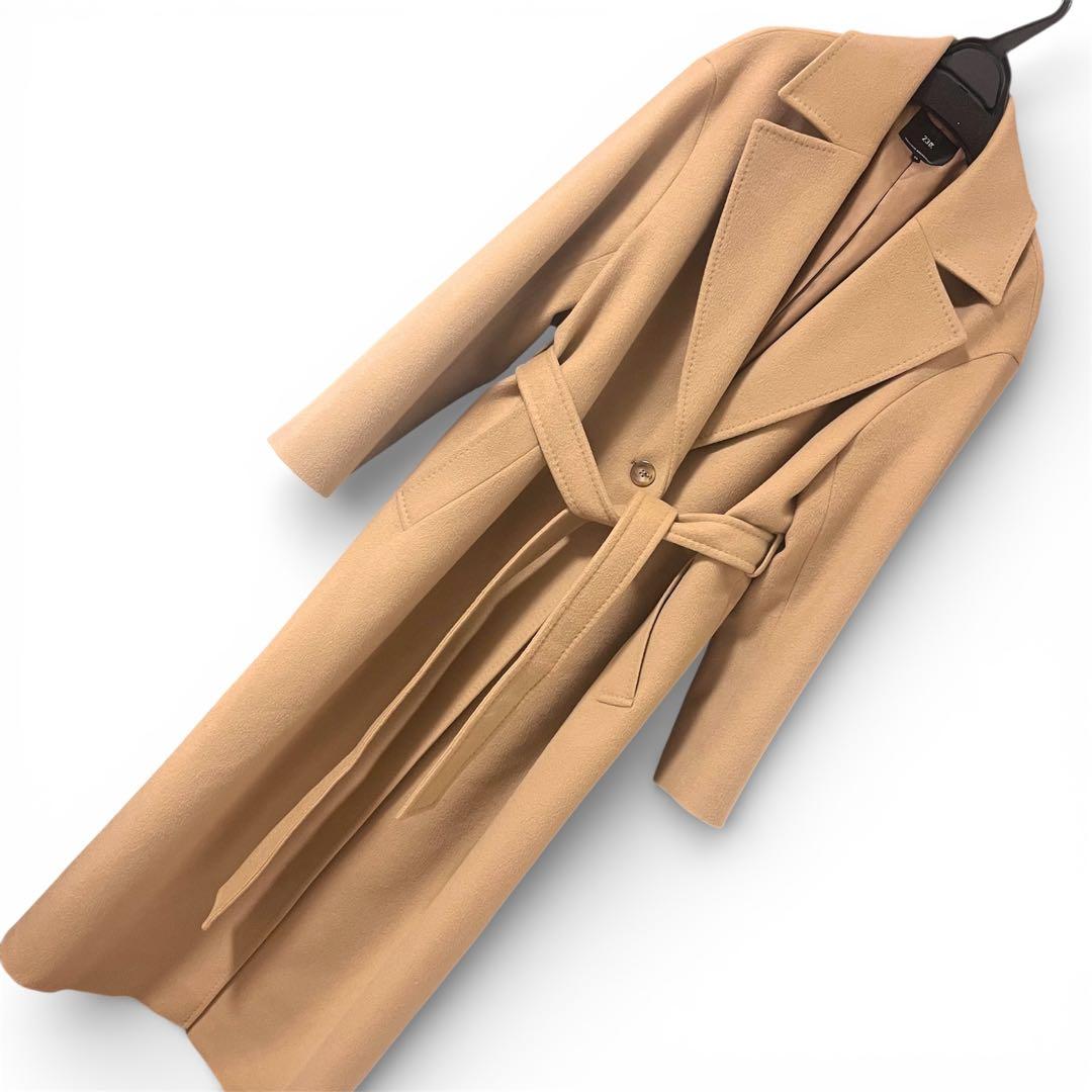 美品❗️23区 ウールカシミアロングチェスターコート