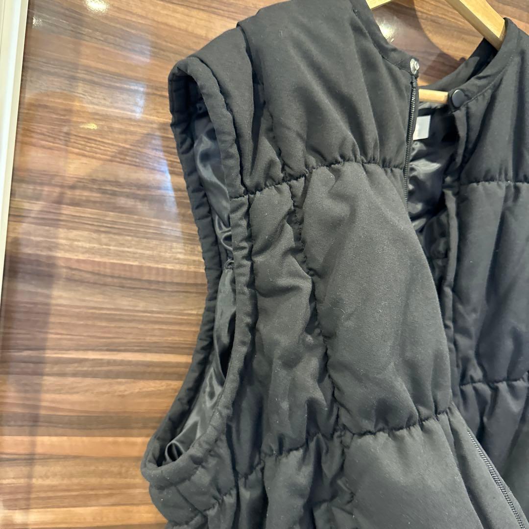 WIND AND SEA ブラックダウンベスト
