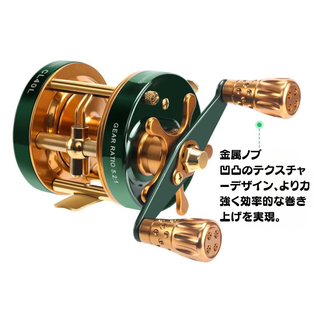 ベイトリール ビッグベイトリール リール 両軸リール 釣りリール 右ハンドル