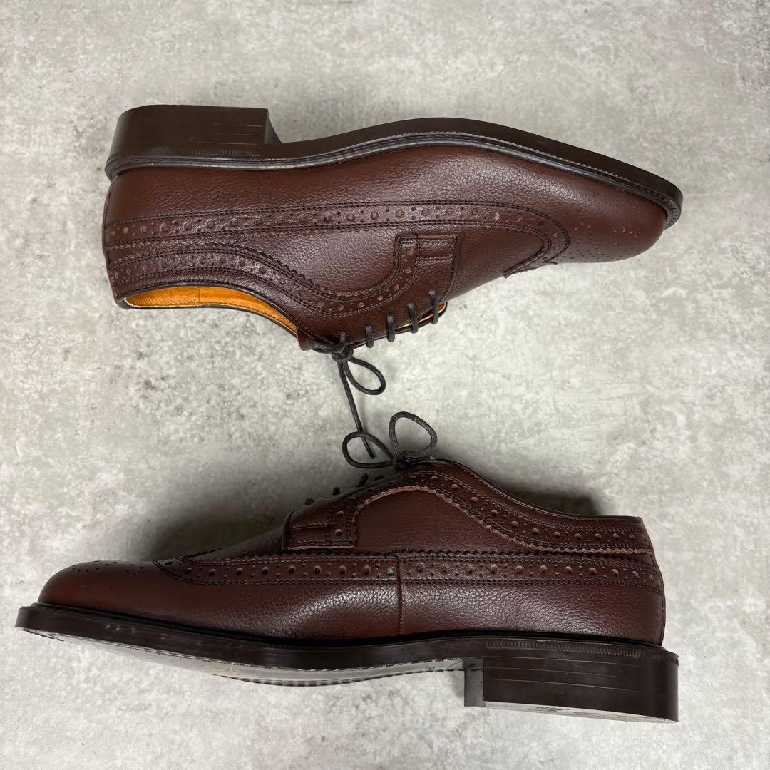 ケンフォード　ダービーシューズ　ウイングチップ　メダリオン　25.5 ブラウン