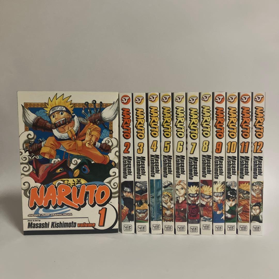 英語版　NARUTO　1〜12巻セット