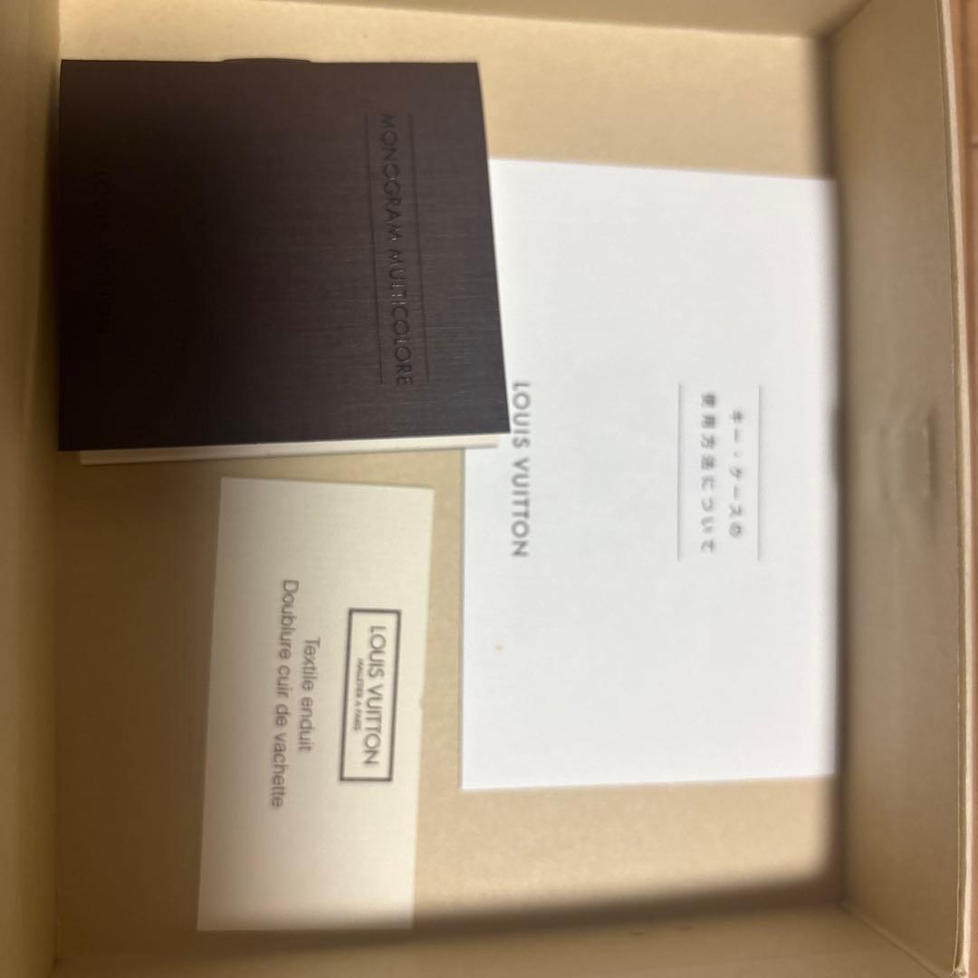 Louis Vuitton モノグラム・マルチカラー キーケース　箱と説明書付き
