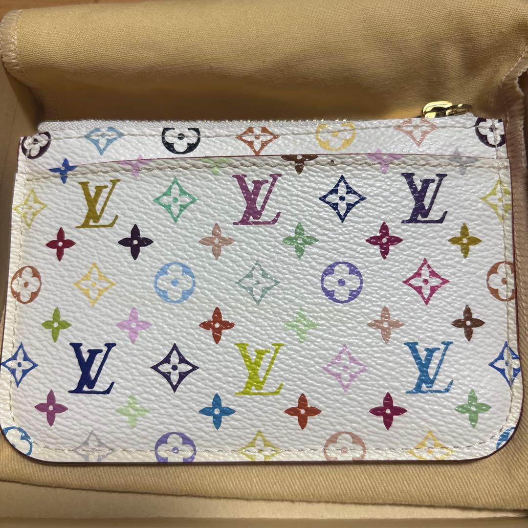 Louis Vuitton モノグラム・マルチカラー キーケース　箱と説明書付き