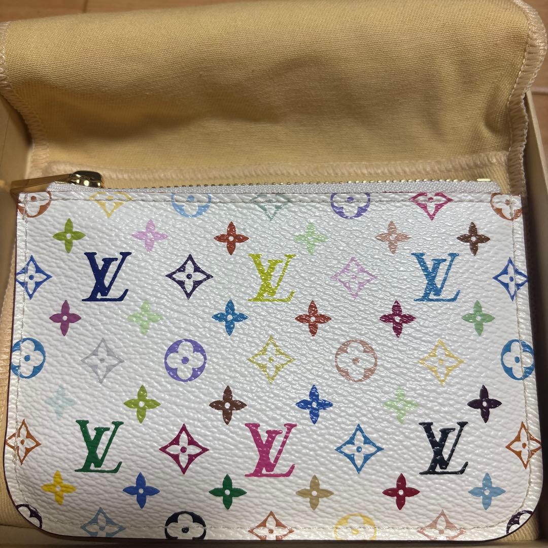 Louis Vuitton モノグラム・マルチカラー キーケース　箱と説明書付き