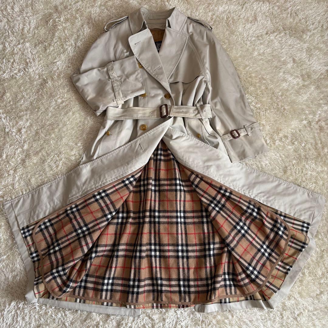 バーバリー トレンチコート ノバチェック ライナー レディース L〜XL相当