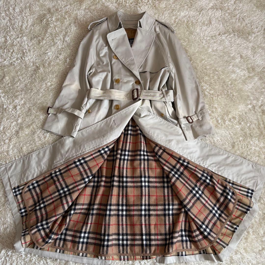 バーバリー トレンチコート ノバチェック ライナー レディース L〜XL相当