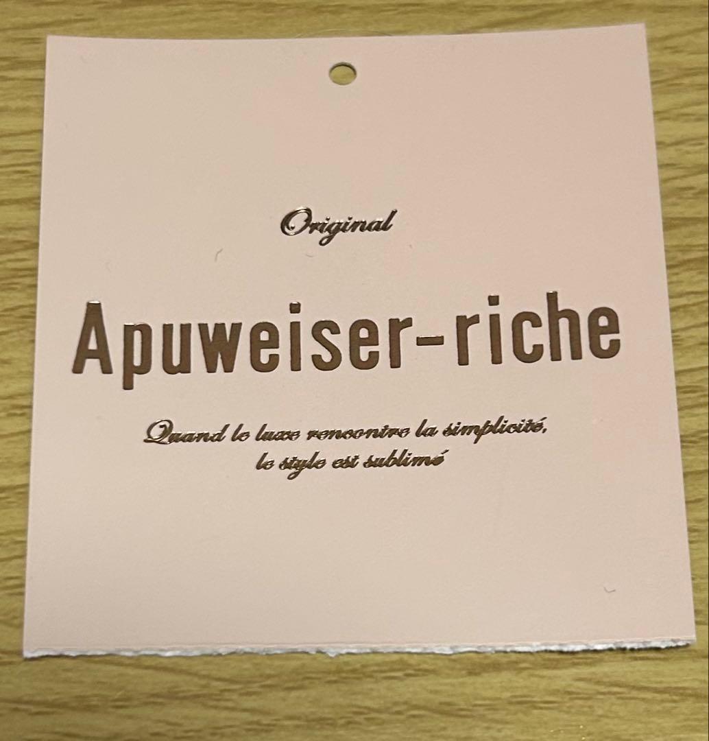 新品☆人気☆ アプワイザーリッシェ　ツイードペプラムミニワンピース