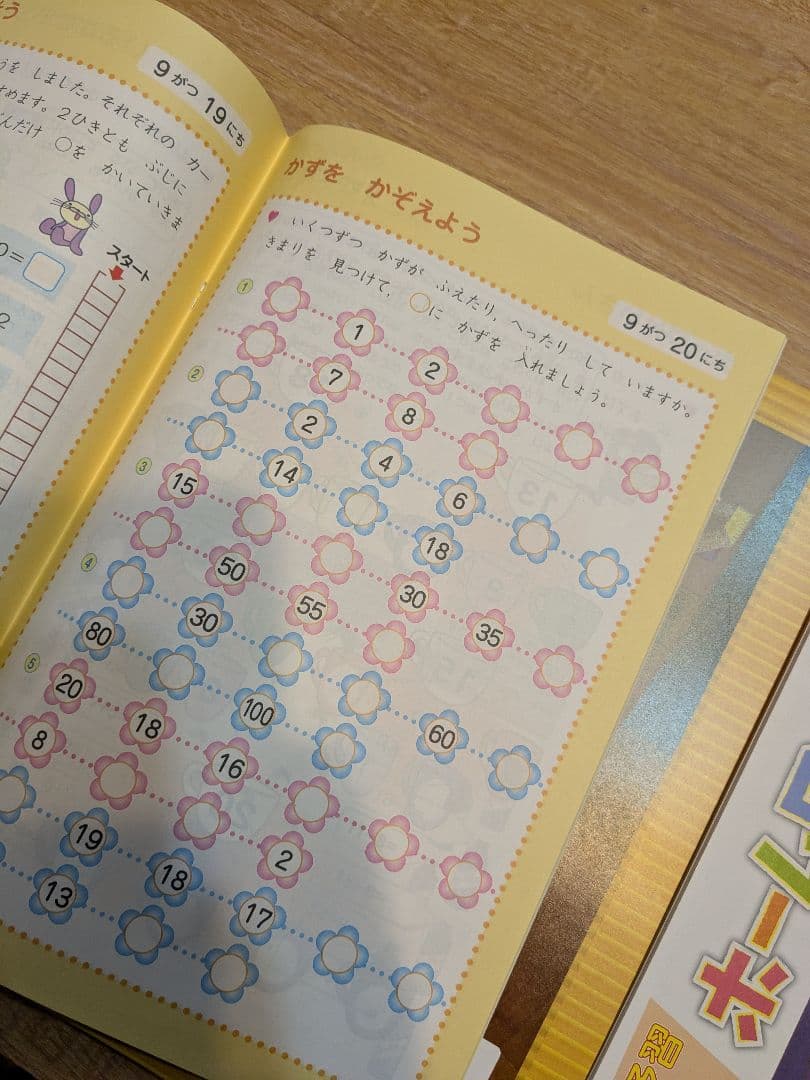 【最終値下げ】四谷大塚　ジュニアシリーズ　１年　9月から1月　ホームワーク