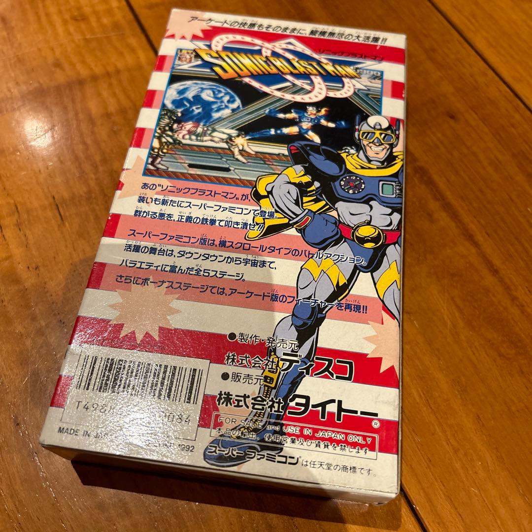 未開封　ソニックブラストマン　スーパーファミコン