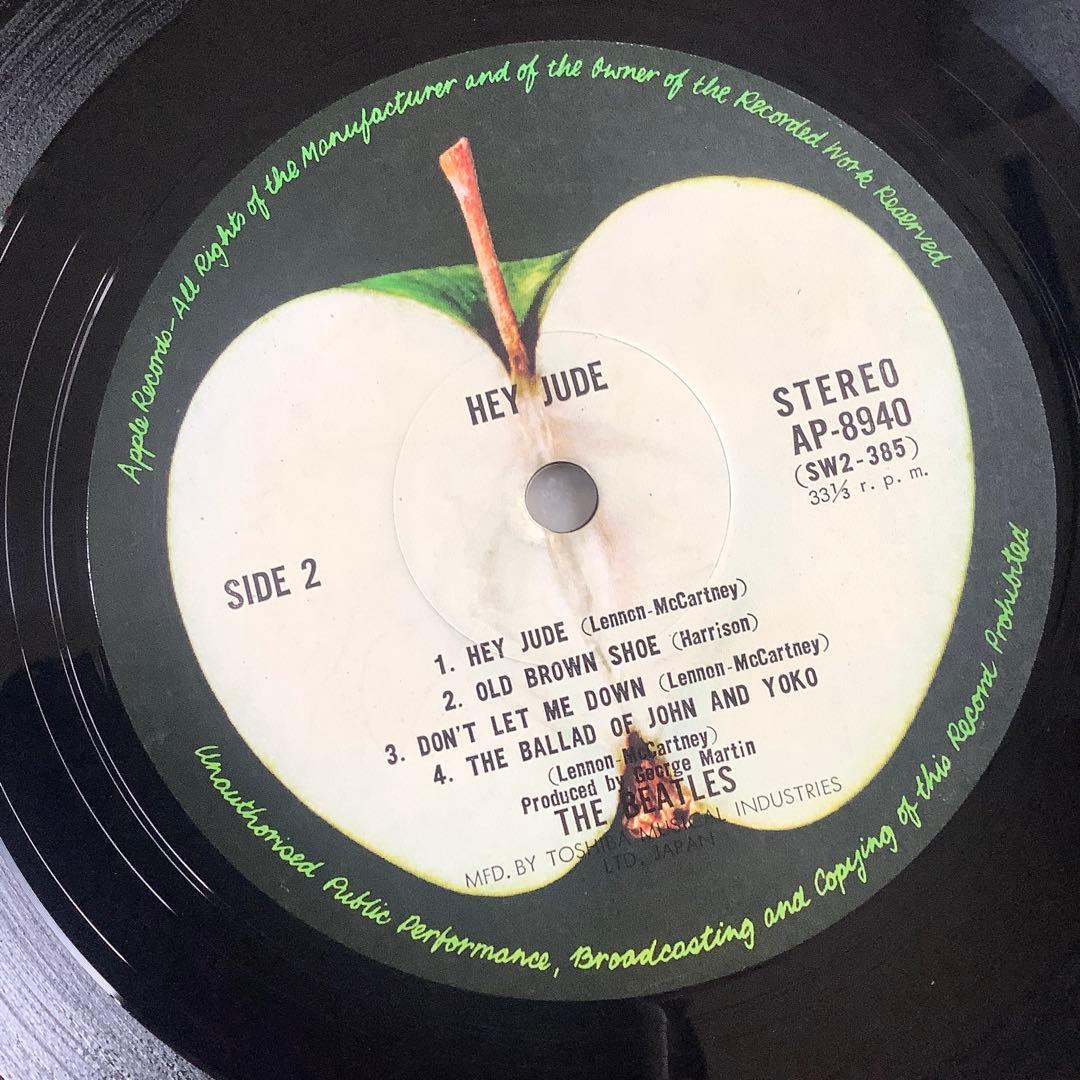 美品! ビートルズ ヘイジュード 1970年 オリジナル 帯付 補充注文票付