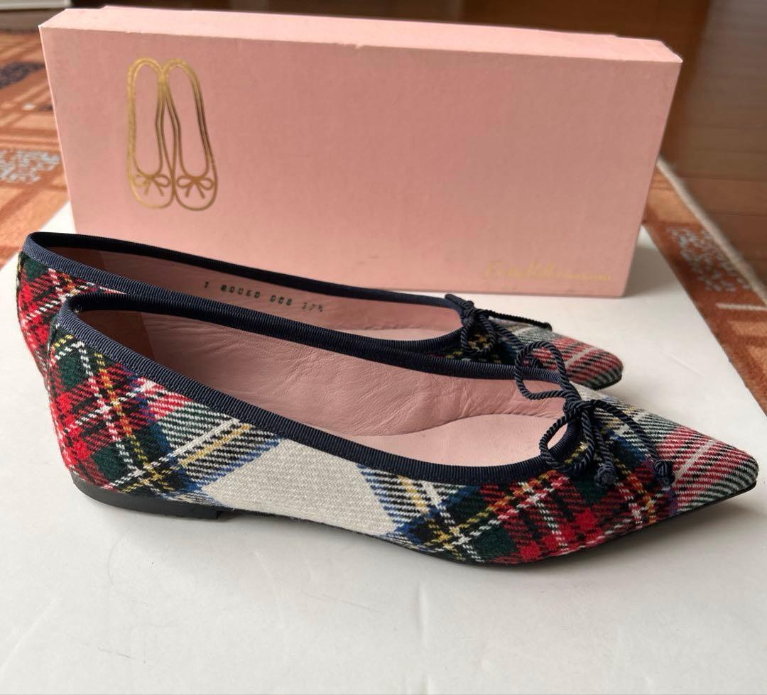 新品prelly ballerinasバレエシューズ 37.5 スペイン製