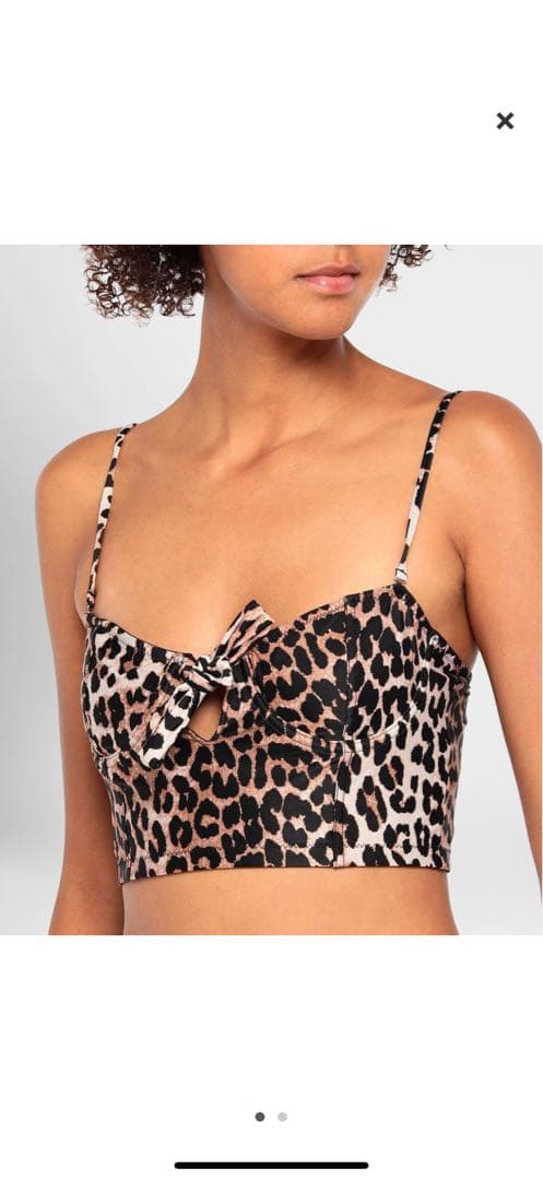 売切価格⭐︎新品未使用GANNI ヒョウ柄 セパレート水着34ドゥーズィエムクラス