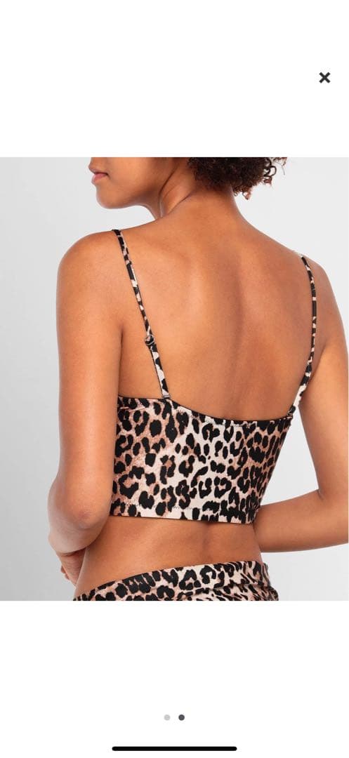 売切価格⭐︎新品未使用GANNI ヒョウ柄 セパレート水着34ドゥーズィエムクラス