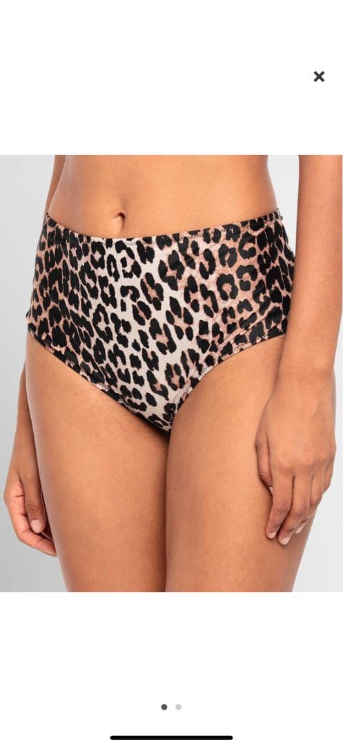 売切価格⭐︎新品未使用GANNI ヒョウ柄 セパレート水着34ドゥーズィエムクラス