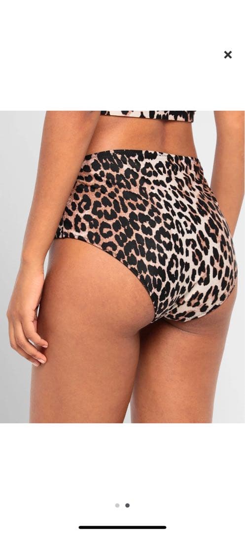 売切価格⭐︎新品未使用GANNI ヒョウ柄 セパレート水着34ドゥーズィエムクラス