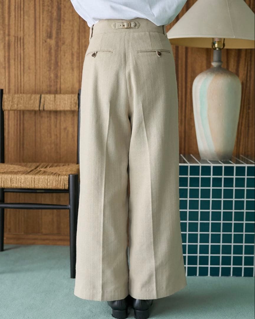 【新品未使用】 フリークスストア ダブルジャケット ワイドタックパンツ セット