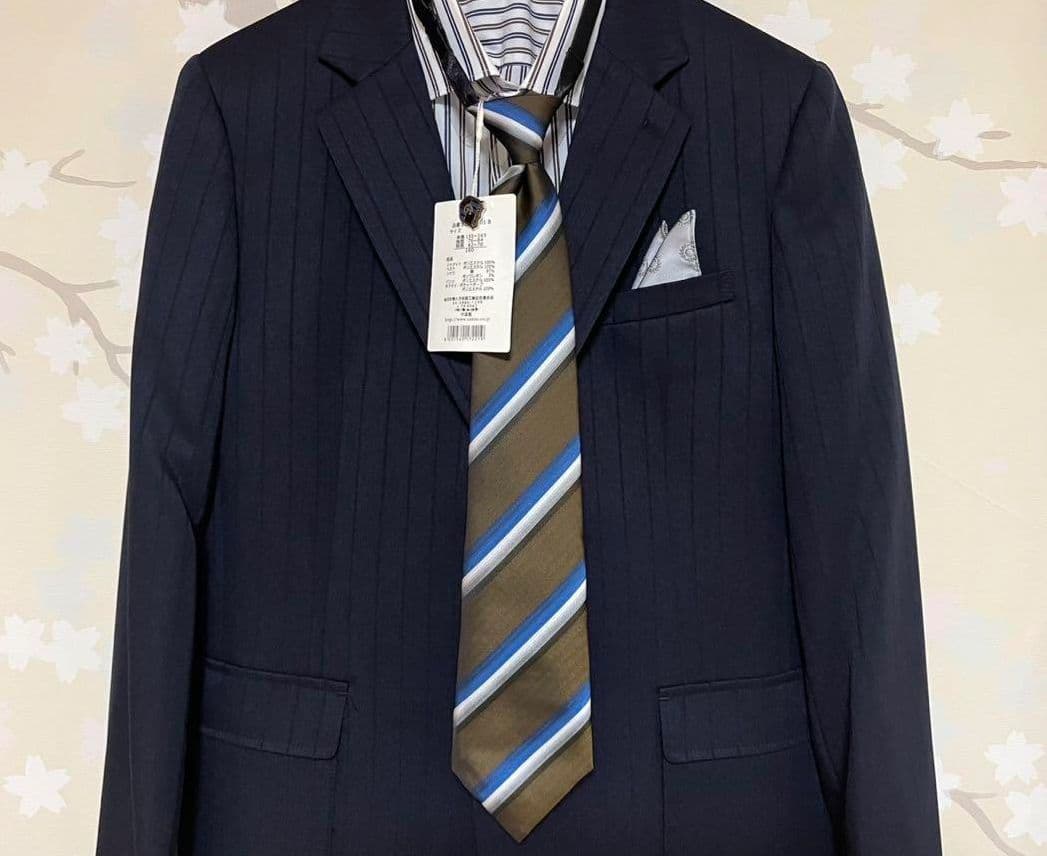 専用　CHOPIN ショパン スリーピース スーツ NAVY ネイビー 160