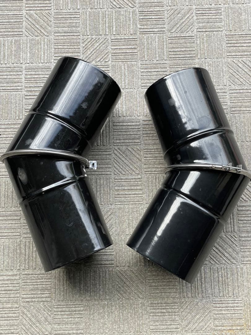 新保製作所　カラー角型窓付きガード付薪ストーブ／ホーロー煙突／バッグ　セット