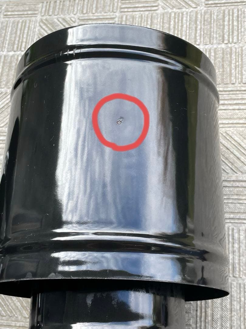 新保製作所　カラー角型窓付きガード付薪ストーブ／ホーロー煙突／バッグ　セット