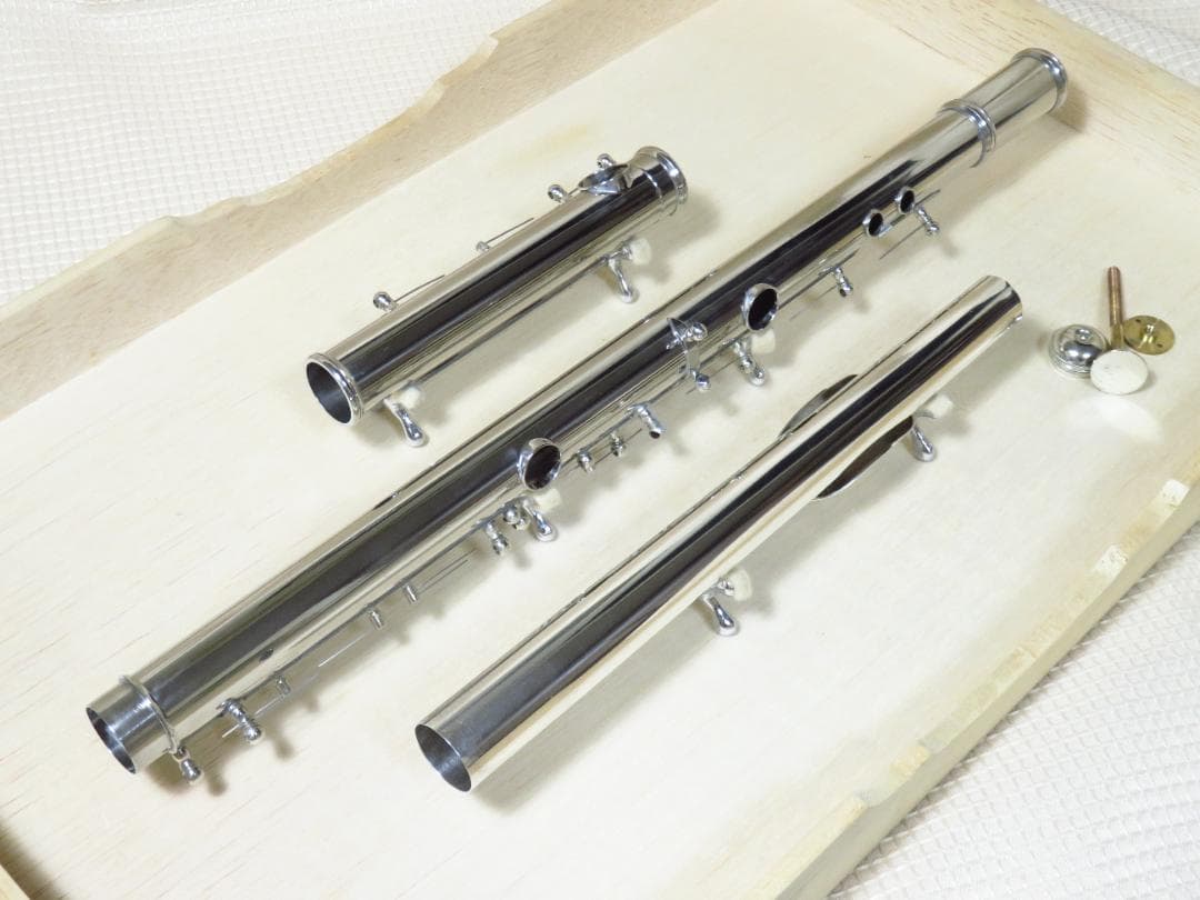メンテナンス済　フルート　頭部管銀製　オールド ムラマツ　Muramatsu