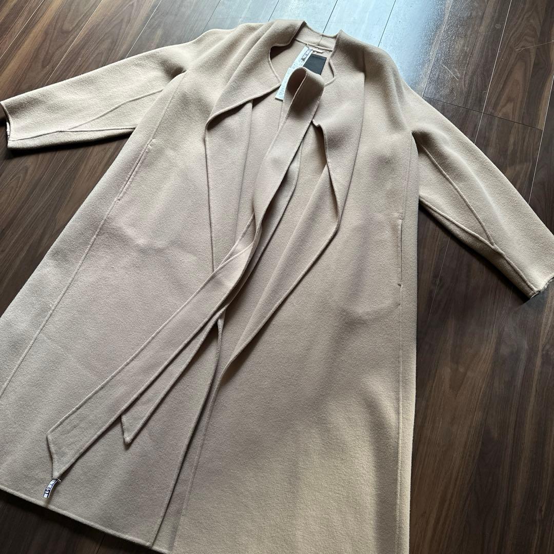 Chaos アールスーペリアノーカラーコート　ベージュ