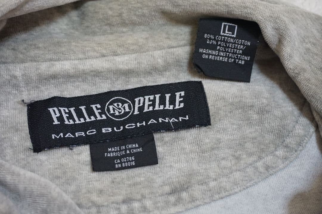 PELLE PELLE スウェット ベロア調 トラック ジャケット L ジャージ
