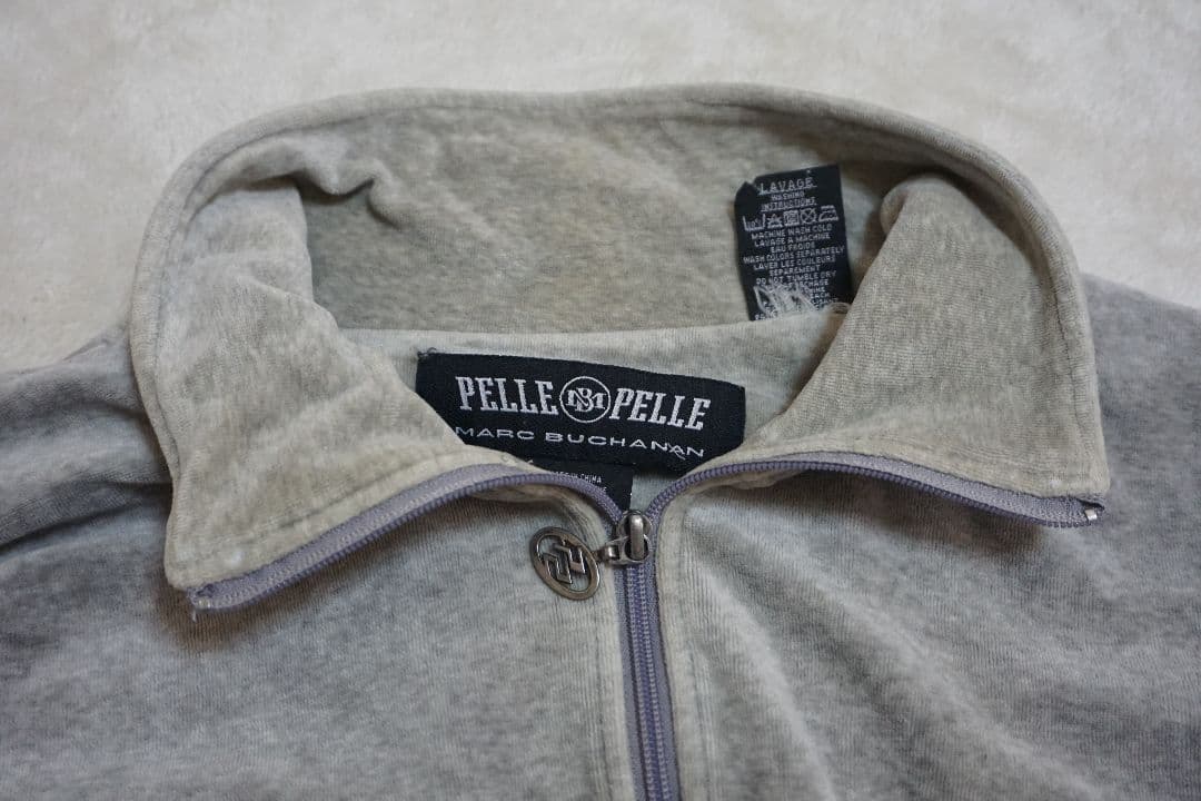 PELLE PELLE スウェット ベロア調 トラック ジャケット L ジャージ
