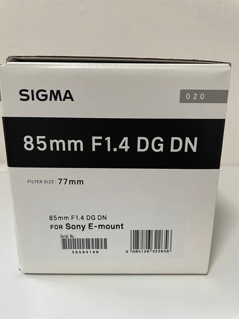 レンズ(単焦点) SIGMA 85mm F1.4 DG DN Art