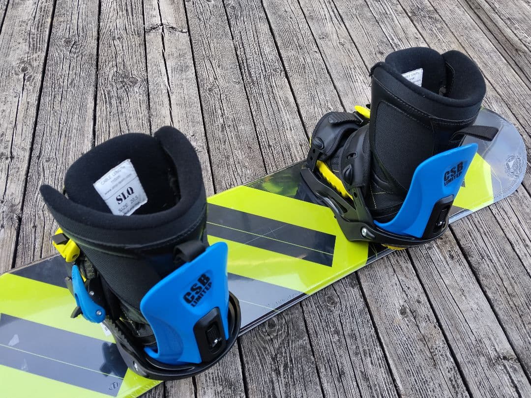 子供用 スノーボード3点セット DUB 108cm ビン BOAブーツ 20.5