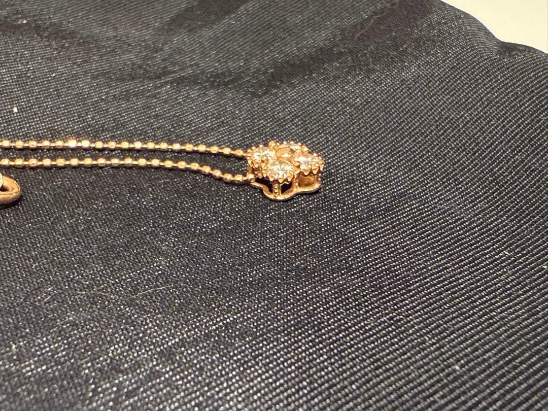 ツツミ　tsutsumi フラワーダイヤモンド　K14ゴールド