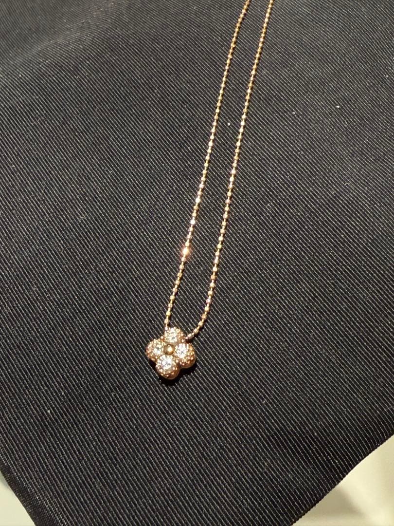 ツツミ　tsutsumi フラワーダイヤモンド　K14ゴールド