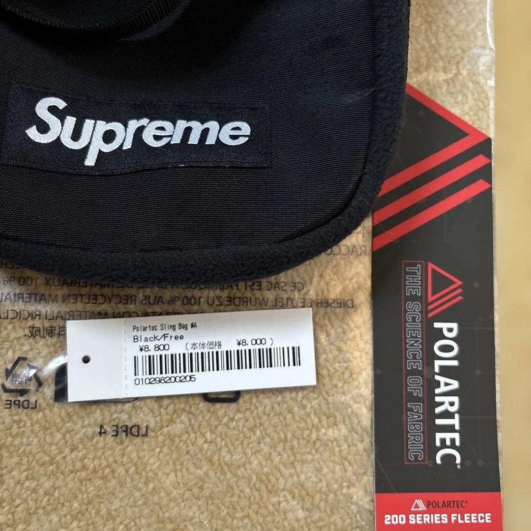 Supreme Polartec Sling Bag スリングバッグ　ブラック