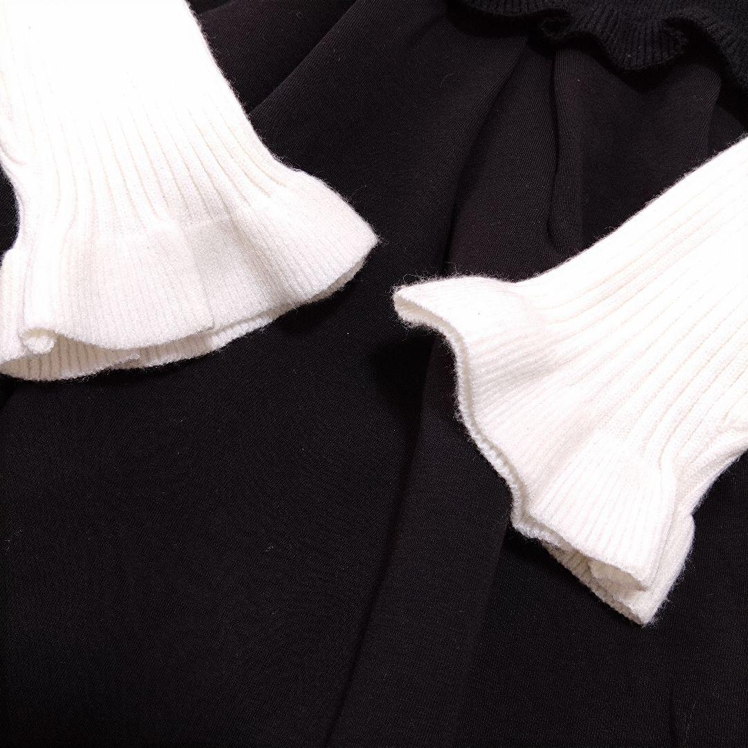 【未使用】kate spade ワンピース 150 キャット ニット ドッキング