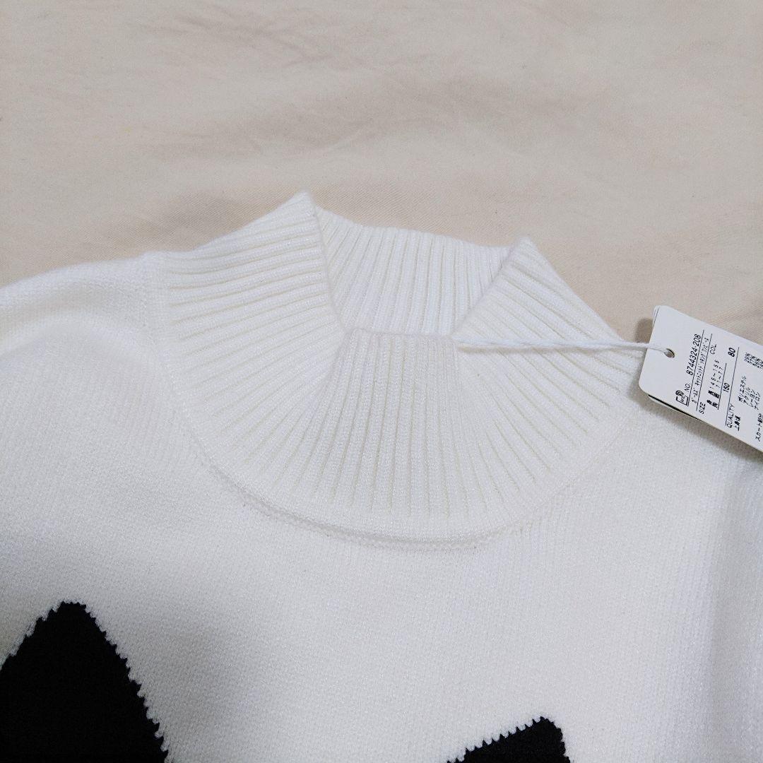 【未使用】kate spade ワンピース 150 キャット ニット ドッキング